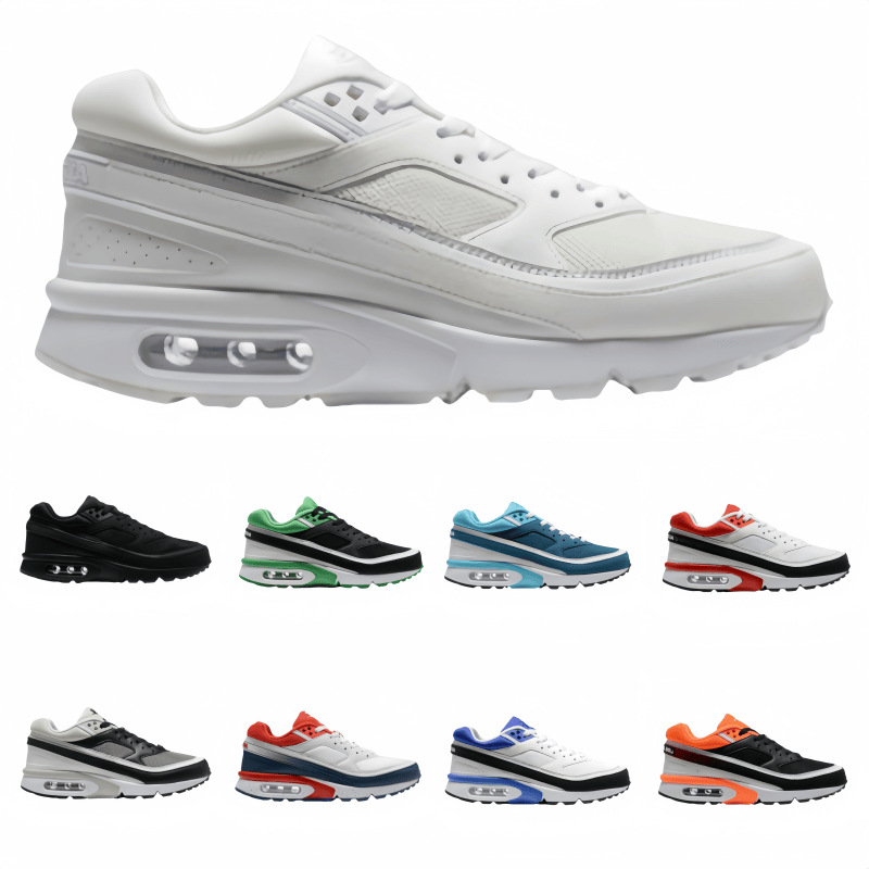MAX BW91 chaussures de course décontractées à coussin d'air simple pour hommes et femmes, chaussures de sport à coussin d'air augmentant la hauteur, respirantes