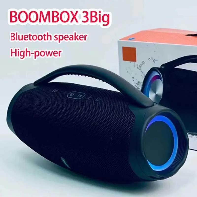 Portable Speakers High Power Speaker Boombox 3 Caixa De Som Bluetooth Loud Subwoofer Sound Box Powerful Bass Home_voghion.com