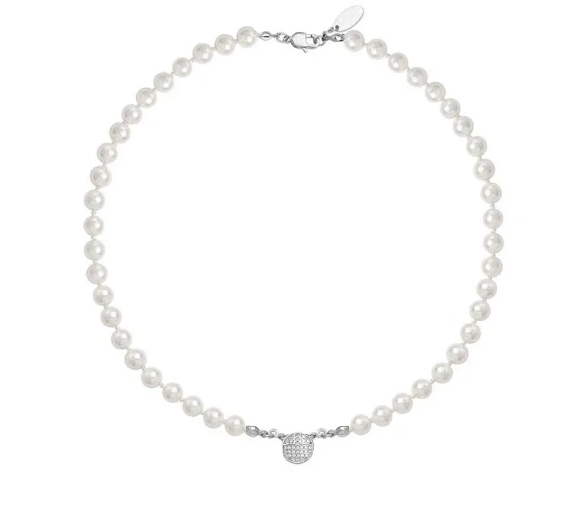 Collier de perles en cristal à la mode, collier à chaîne, collier ras du cou baroque pour femmes, bijoux de fête, cadeau_voghion.com
