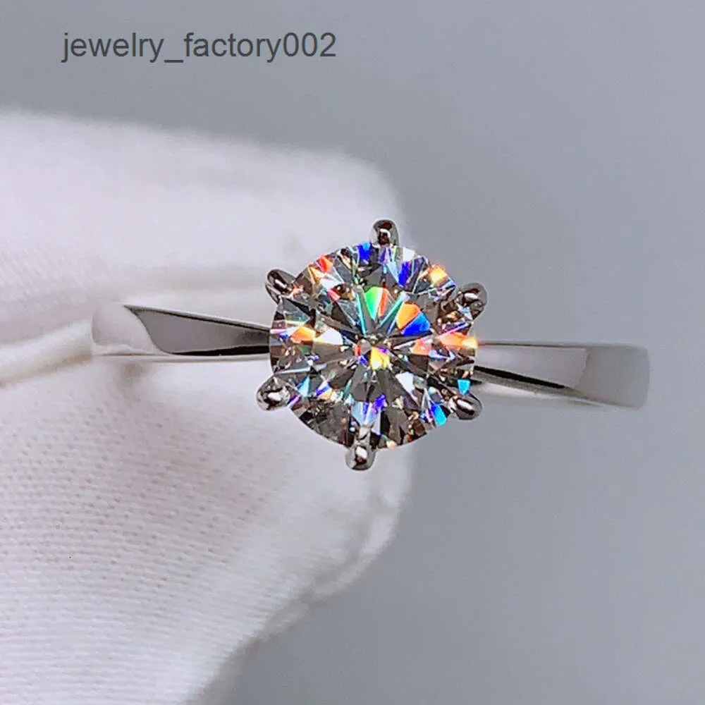 GOLD SIER Island 1,5 Karat Silberfarbe für Damen Anillos De Jewelry Bizuteria Diamantring_voghion.com