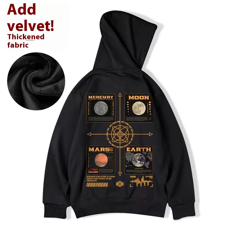 Pullover con cappuccio da uomo maglione di marca China Panda Tide Large Plus Fat China-Chic Felpa con cappuccio Top 8XL_voghion.com