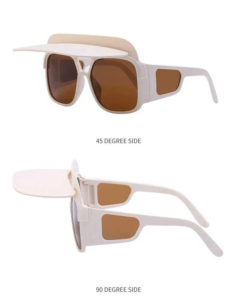 New Arrival Polarized Sunglasses Multifunctional Anti Sunburn Glasses With Sun Visor For Men Women Outdoor Camping_voghion.com
