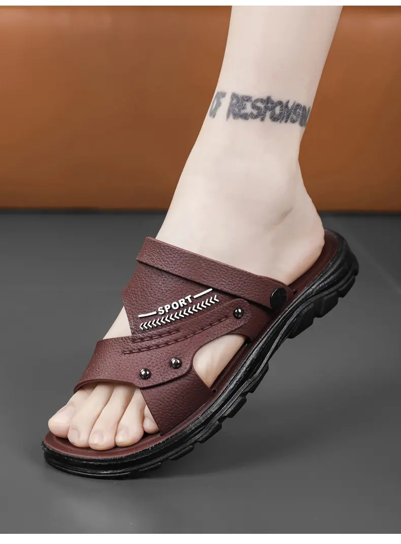 Sandali da spiaggia traspiranti e ciabatte da uomo alla moda_voghion.com