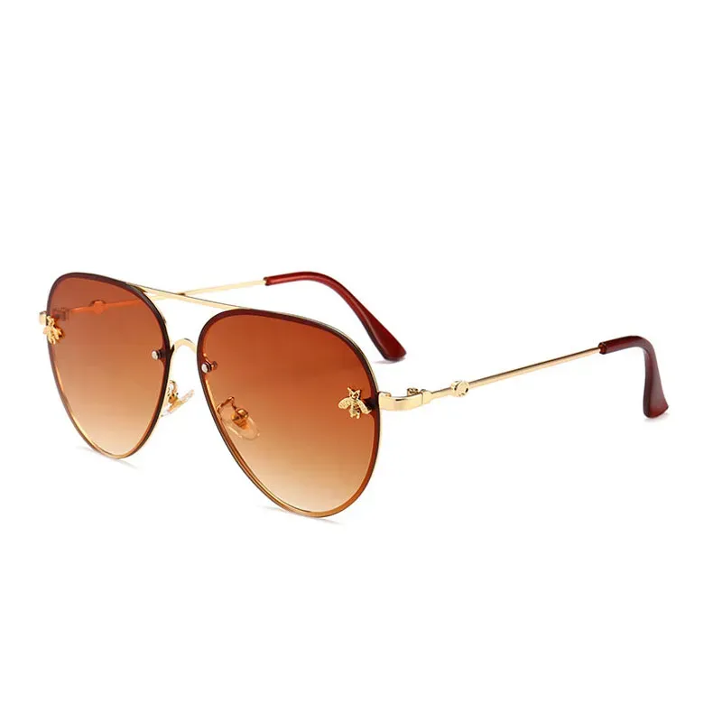 2024 designer Sunglasses Fashion new Brand design women men Good Quality metal Oversized sun glasses vintage female male_voghion.com
