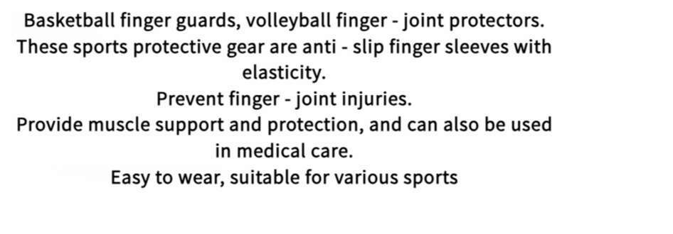 [A Huge Number Of Repeat Purchases] Basketball Volleyball, Badminton Joint Nylon Anti Slip Protection, Elastic Finger Sports Protective_voghion.com