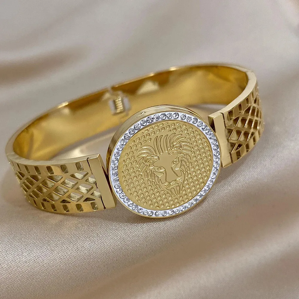 Chunky Rhinestone Bangle Bracelet For Women And Men Jewellery_voghion.com