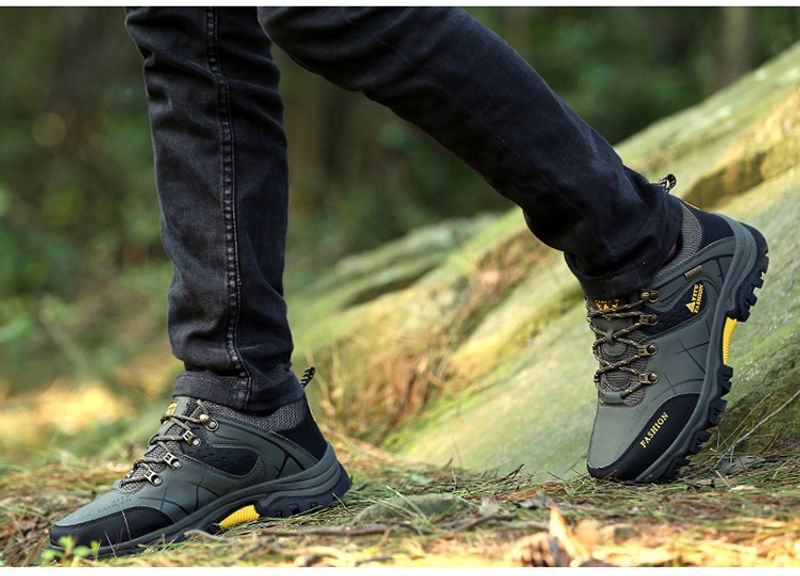 Neue Herbst-Winter-Extra-Große 46 47 Outdoor Off-Road Bergsteigen Sport und Casual Lederschuhe für Männer_voghion.com