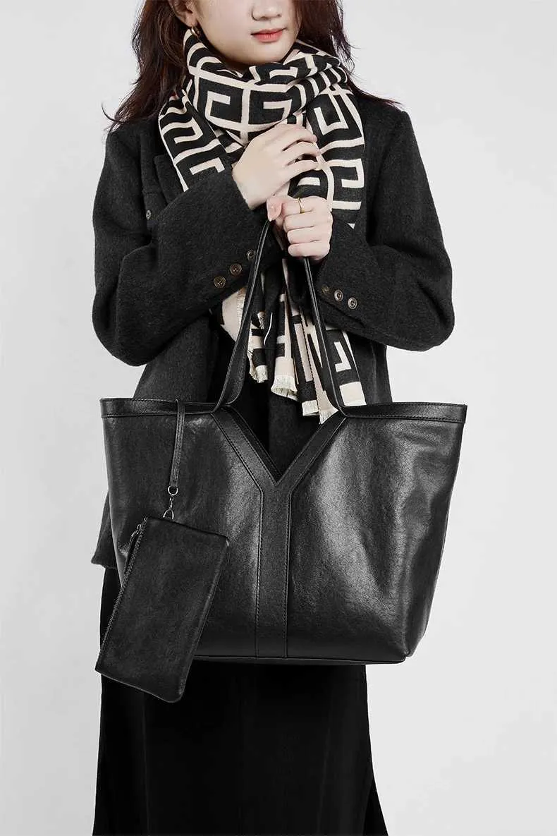 Burminsa 2-teiliges Set Leder-Einkaufstasche für den Winter 2024, Designer-Handtasche für Pendler und Einkäufer, Damenhandtasche Y241123_voghion.com