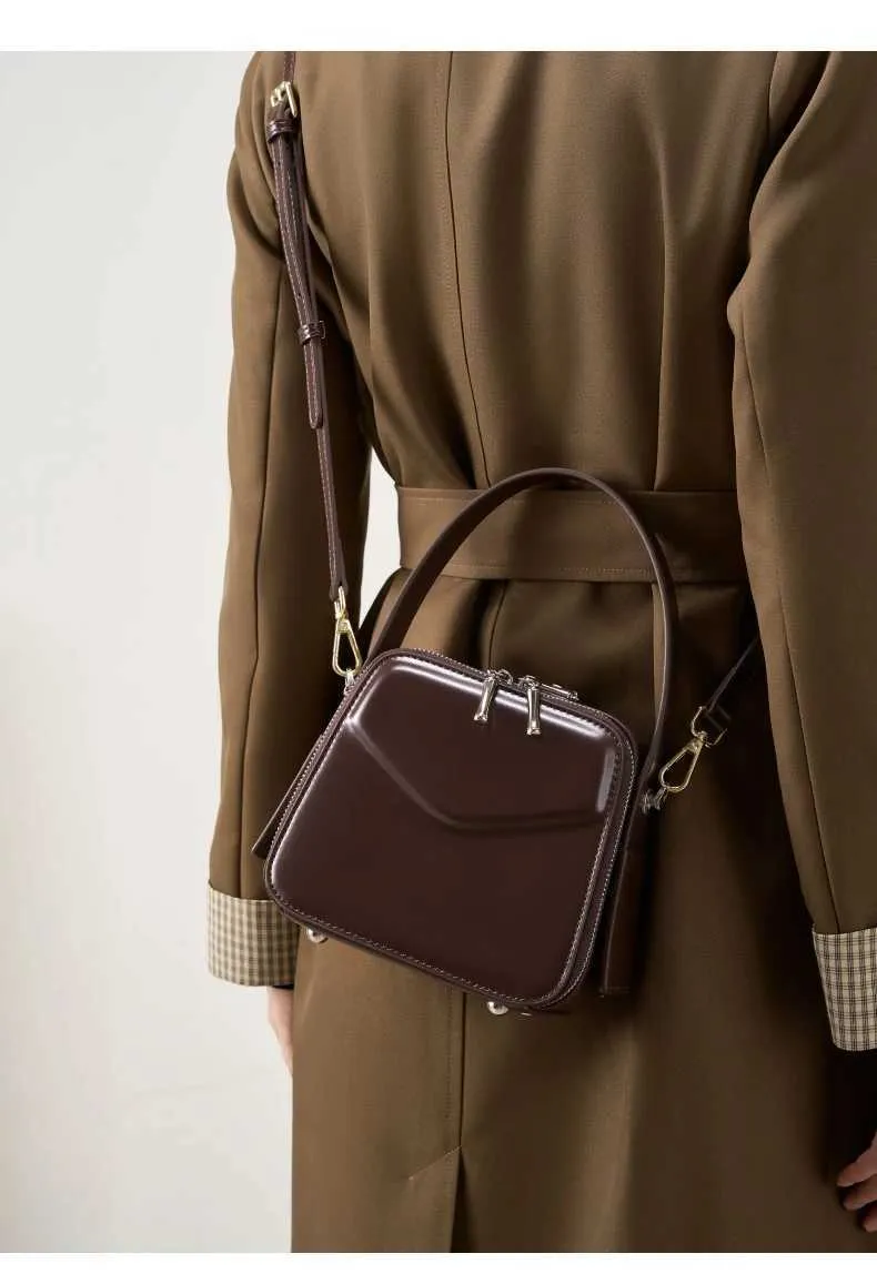 Burminsa Chic Véritable Cuir Petit Fourre-Tout Sacs À Main Pour Femmes Nouveau 2025 Designer Box Sacs À Main Dames Bandoulière Bandoulière_voghion.com