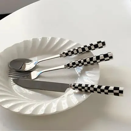 Bestekset met keramisch handvat - mes, vork, lepel, vaatwasserbestendig_voghion.com