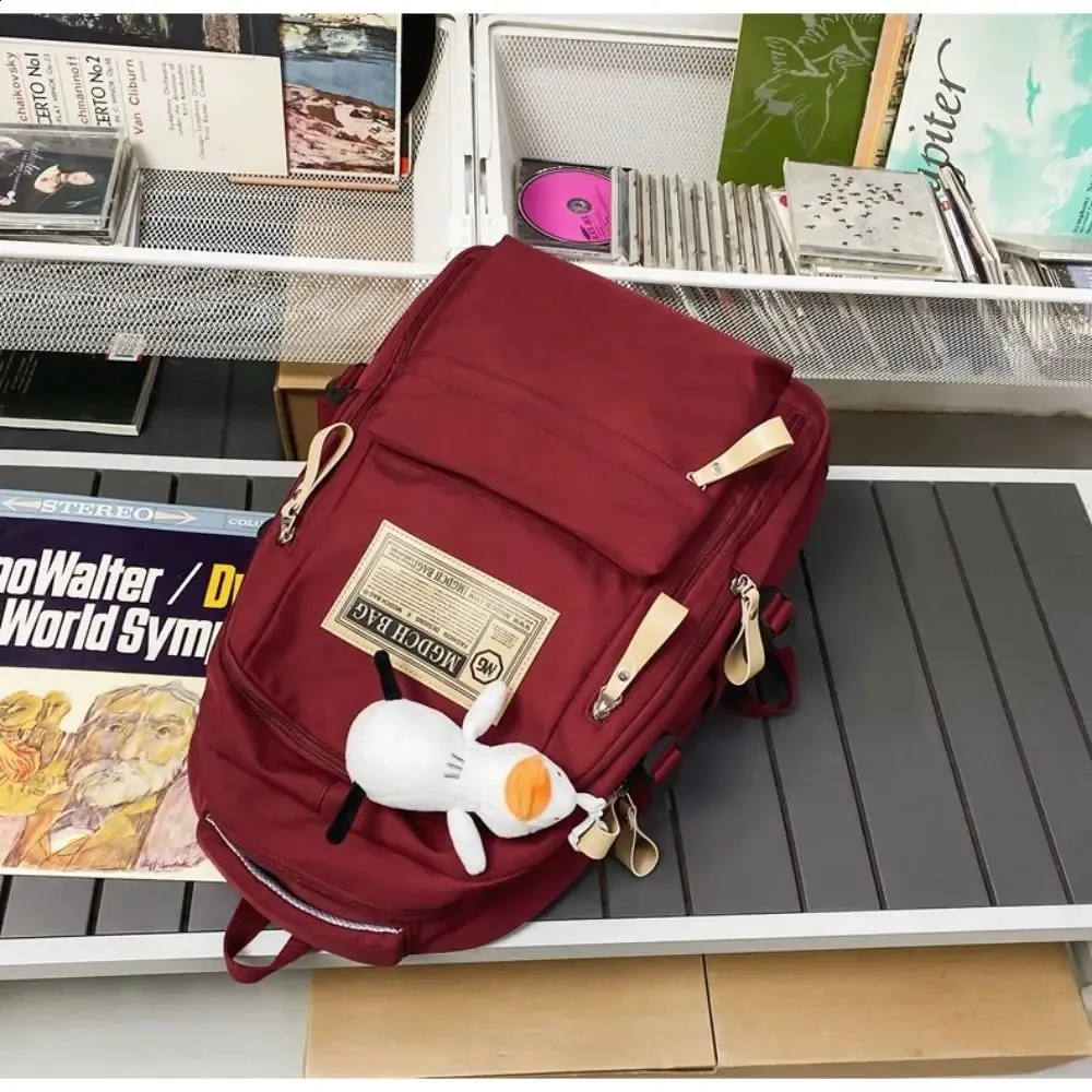 Damen Rucksack Aus Nylon Für Freizeit Uni Schule Und Reisen_voghion.com