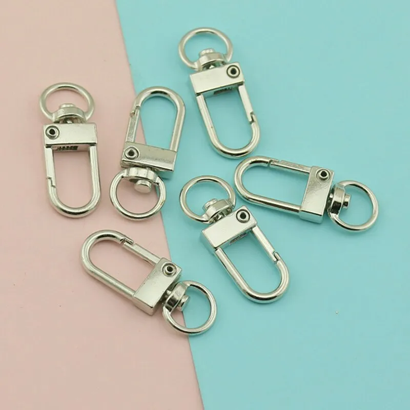 8pcs/lot Metal Universal Multi Color Optional Key Alloy Lobster Buckle Bag Accessories_voghion.com