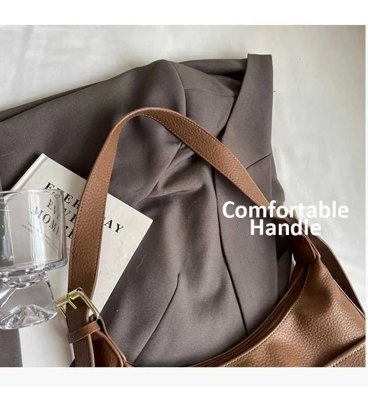 Borsa a tracolla donna retro borsa a spalla in morbida pelle_voghion.com