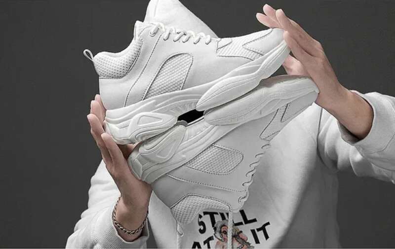 Summer New Style Fashion Sneakers Man Elevator Height Increase Insole 8cm White Black Taller Shoes Men Breathable_desvips.com