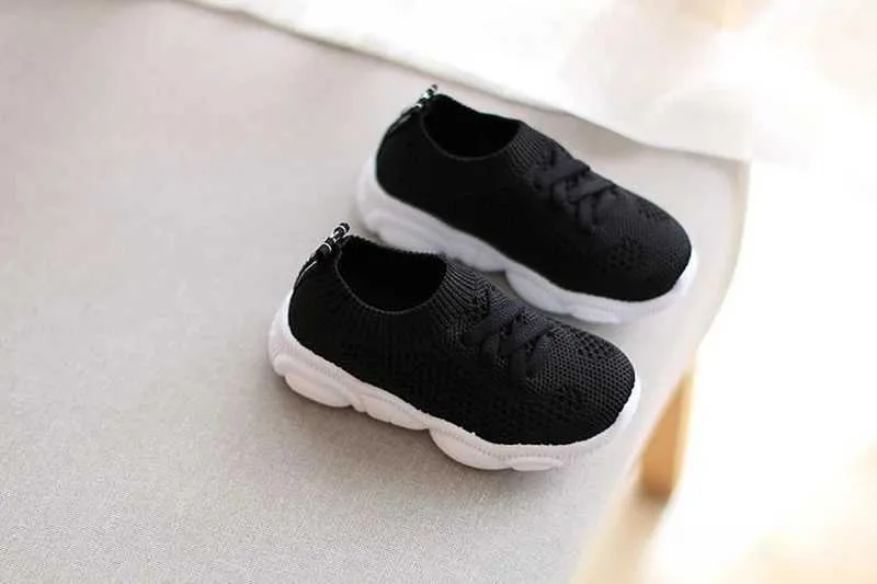 Zapatillas deportivas antideslizantes de suela blanda para bebés, informales, planas, tallas para niños, primavera y verano, M241016_voghion.com