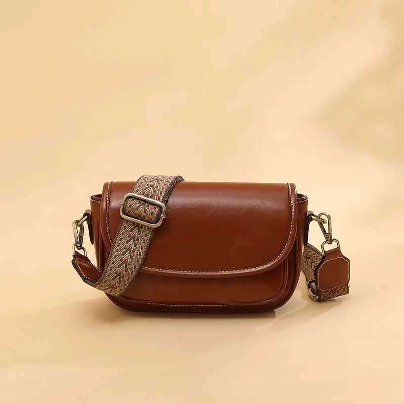 Fashionable retro small square single crossbody PU womens bag with two shoulder strapsC241214_voghion.com