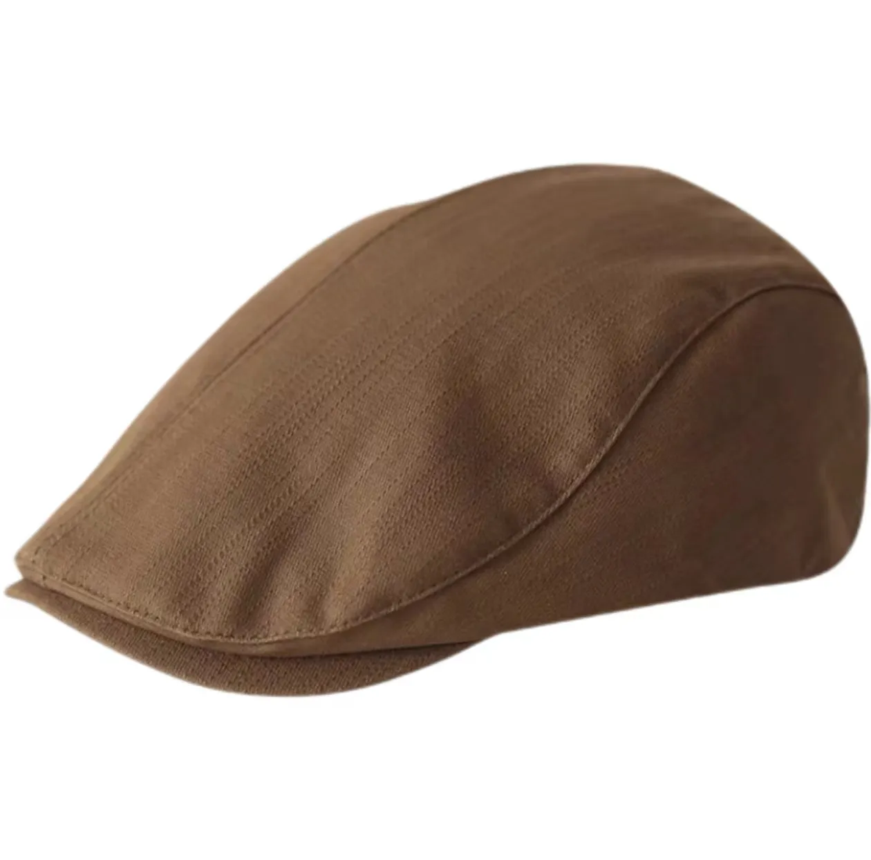 British Style Retro Newsboy Cap For Women Solid Colour Summer Hat_voghion.com