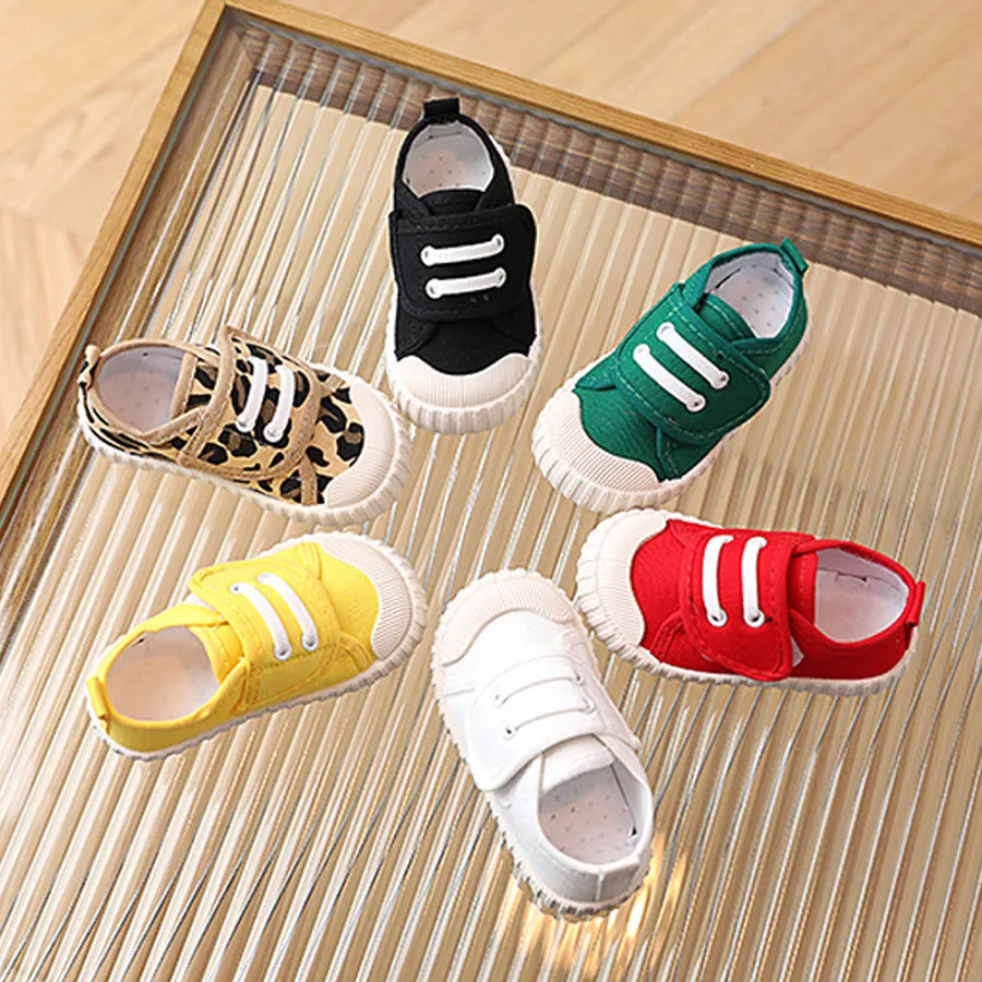 Infant Children Canvas New Fashion Classic Soft Comfortable Boys Cutefeet Sneakers Girls Casual Kids Skate Shoes Leopard_voghion.com