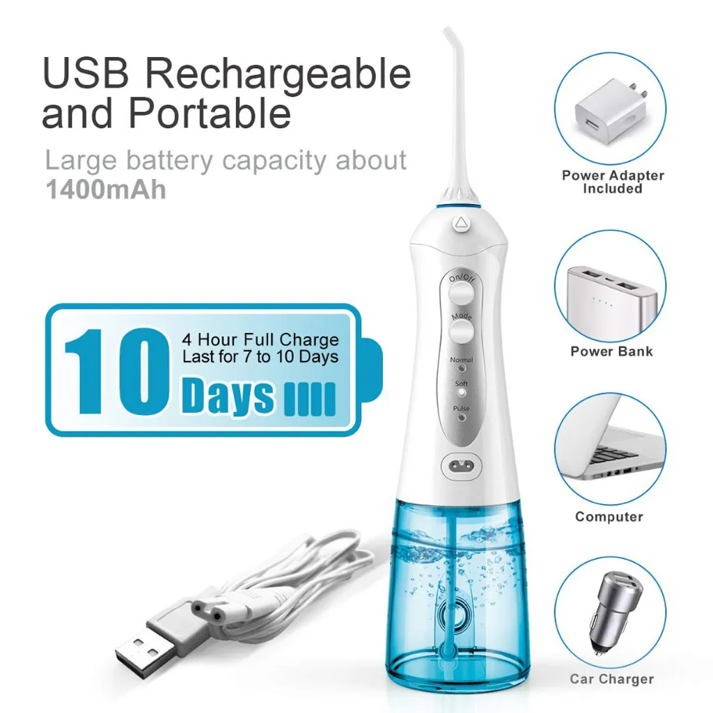 Desktop Flosser - 300ml｜Cordless｜2 Tips｜EU Dental_voghion.com