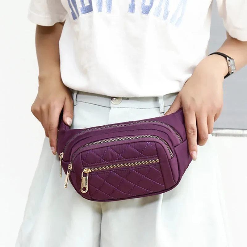 Borsa a tracolla da donna, marsupio da donna, impermeabile, in tessuto Oxford, alla moda, da donna, con marsupio a forma di banana_voghion.com