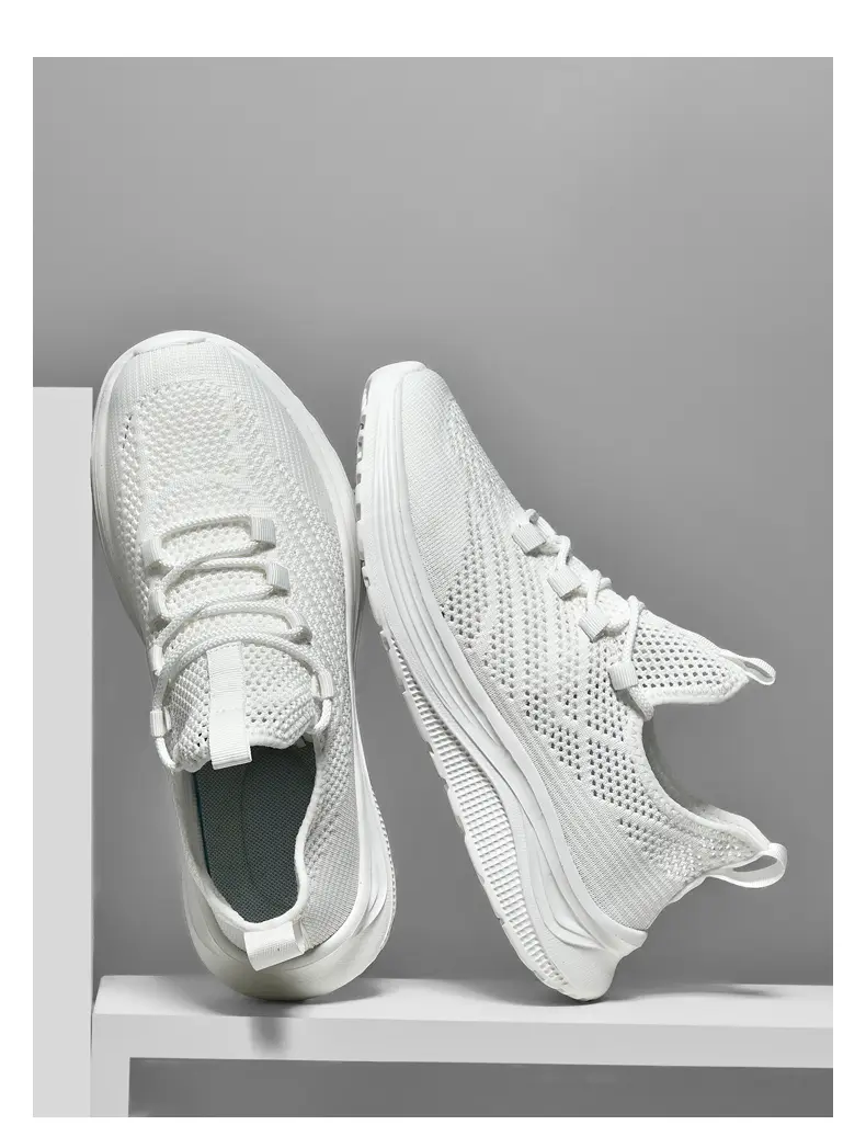 Baskets montantes respirantes en maille pour homme, grandes tailles, printemps-été, Wading Hollow_voghion.com