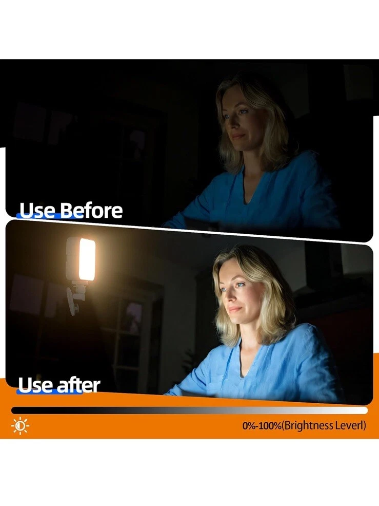 Mobile Magnetic For LED Laptop Light Selfie Broadcast Camera Live Portable_voghion.com