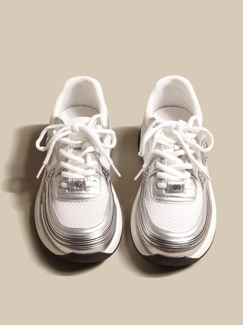 2023 Frühjahr/Sommer Neue kleine duftende Wind Sier Corner King Casual Damen dicke Sohle dünner Gürtel erhöhte_voghion.com