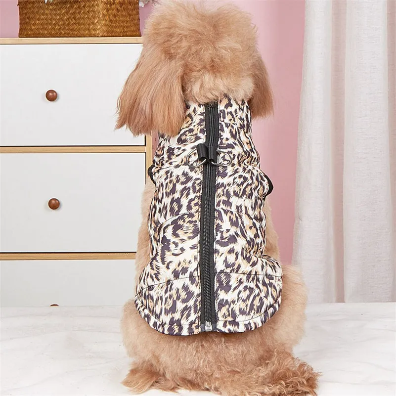 Wanterkleeder Franséisch Bulldog Welpen Waarm Wanddicht Jackett Kleng Mëttelgrouss Hond Reflektéierend Mantel Chihuahua Hausdéieroutfits_voghion.com