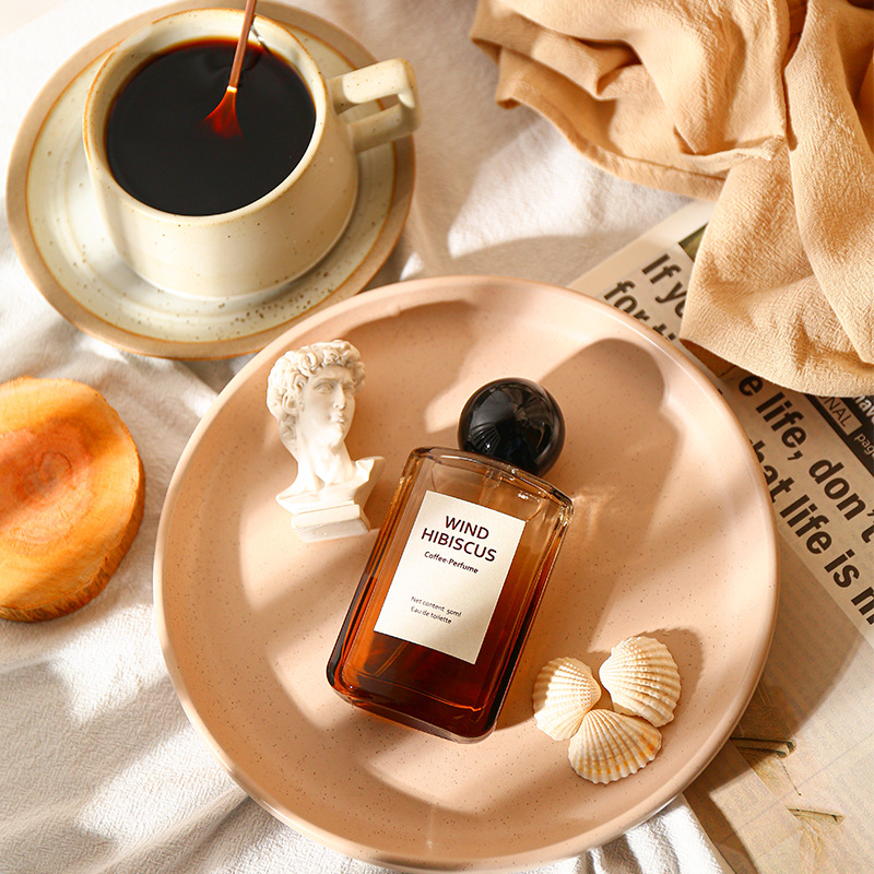 2024 Nový parfum, Hibiscus, Originálny niche, Coffee Time, Dámsky, Parfum, Lahodná vôňa, Trvalá, Ľahká vôňa, Svieži a prírodný 50 ml_voghion.com