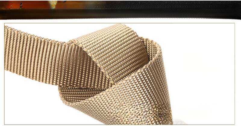 Alloy Buckle And Hook Tactical Belt , Tri-color Braided Inner Belt_voghion.com
