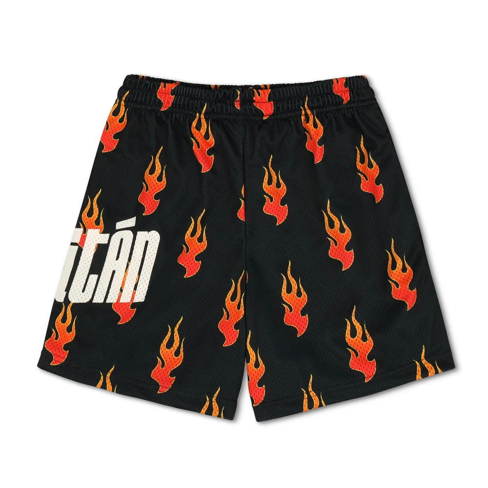 Herren Sommer American Trendy Fitness Mesh Atmungsaktiv Basketball Strand Lose Sport Freizeit Digital Shorts_voghion.com