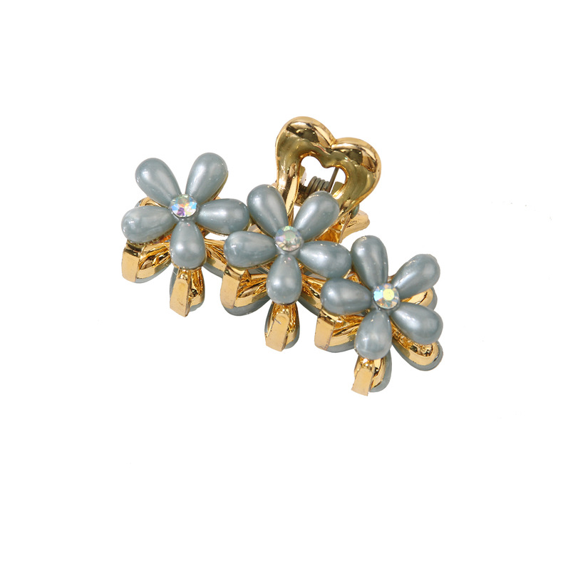 Haarschmuck für Damen, Strass, Perlen, Blumenclip, mittelgroße Haarnadel, Haarkralle, Hinterkopf, Haifisch-Clip, Haarschmuck für Damen_voghion.com