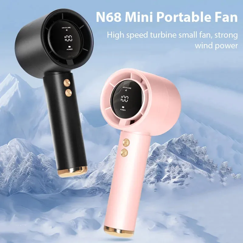 Ventilateur portable à main avec 100 vitesses pour voyage maison_voghion.com