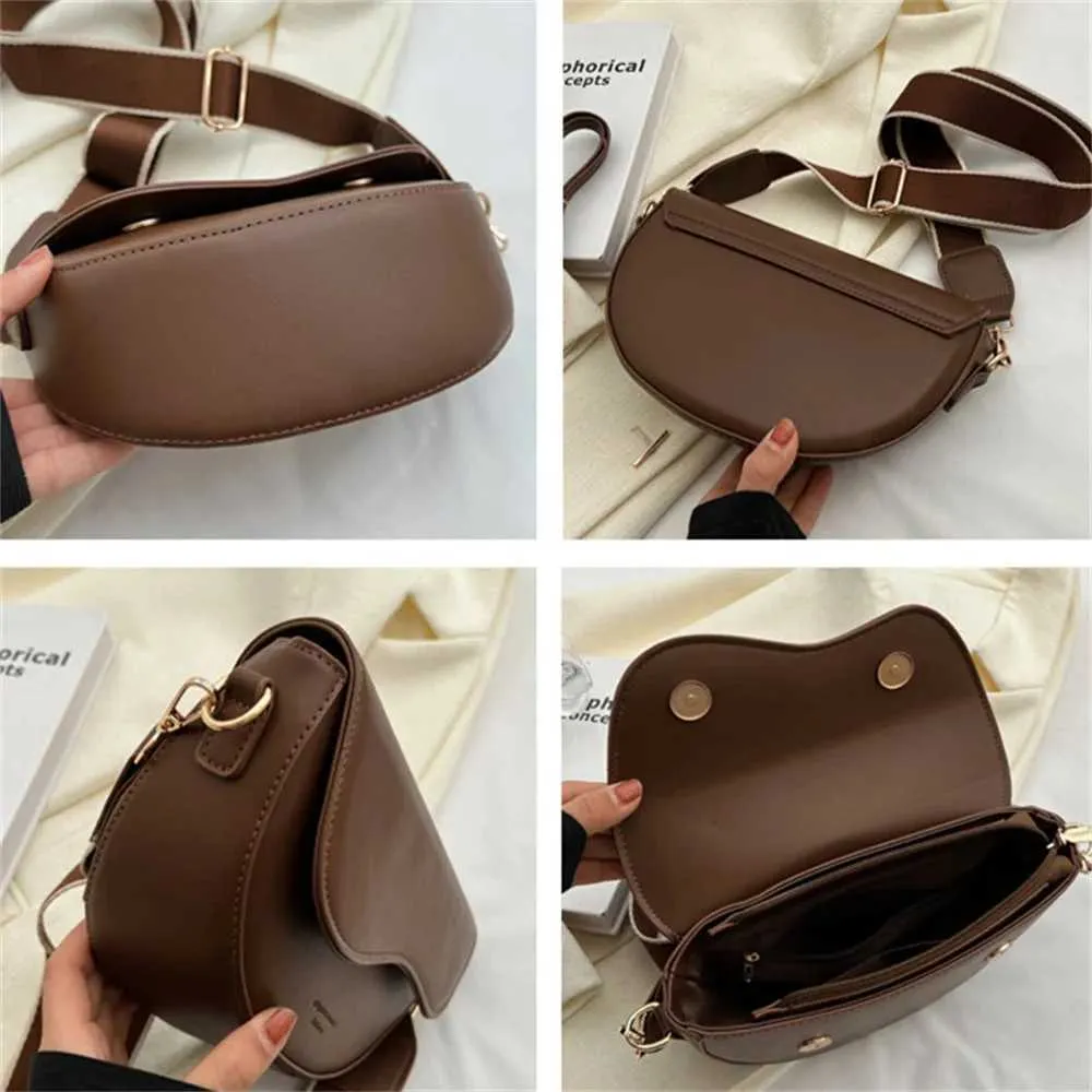 Women's Crossbody Bag With Stylish Red Strap Shoulder Bag Elegant_voghion.com