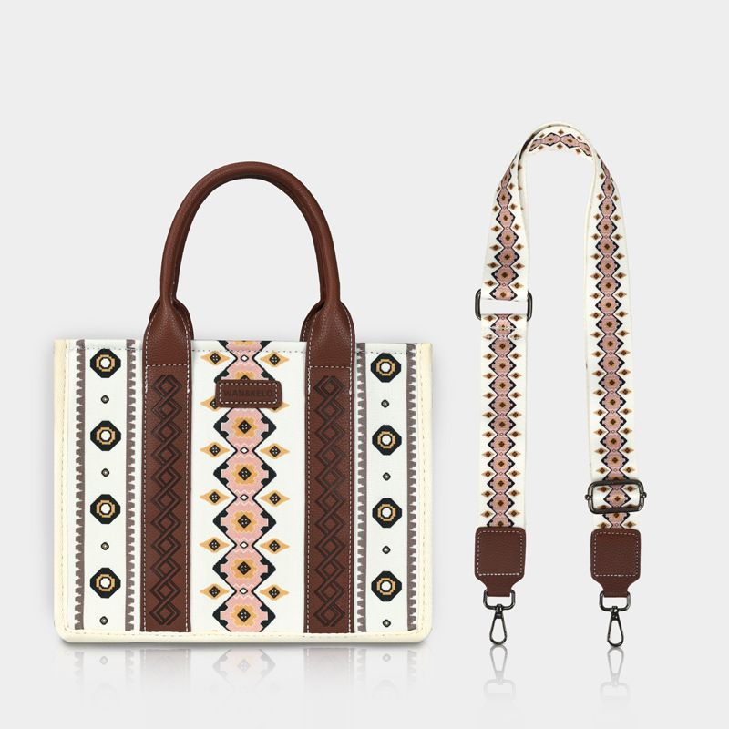 Retro leinwand frauen mutter-und-kind umhängetasche tote Shiling tasche_voghion.com