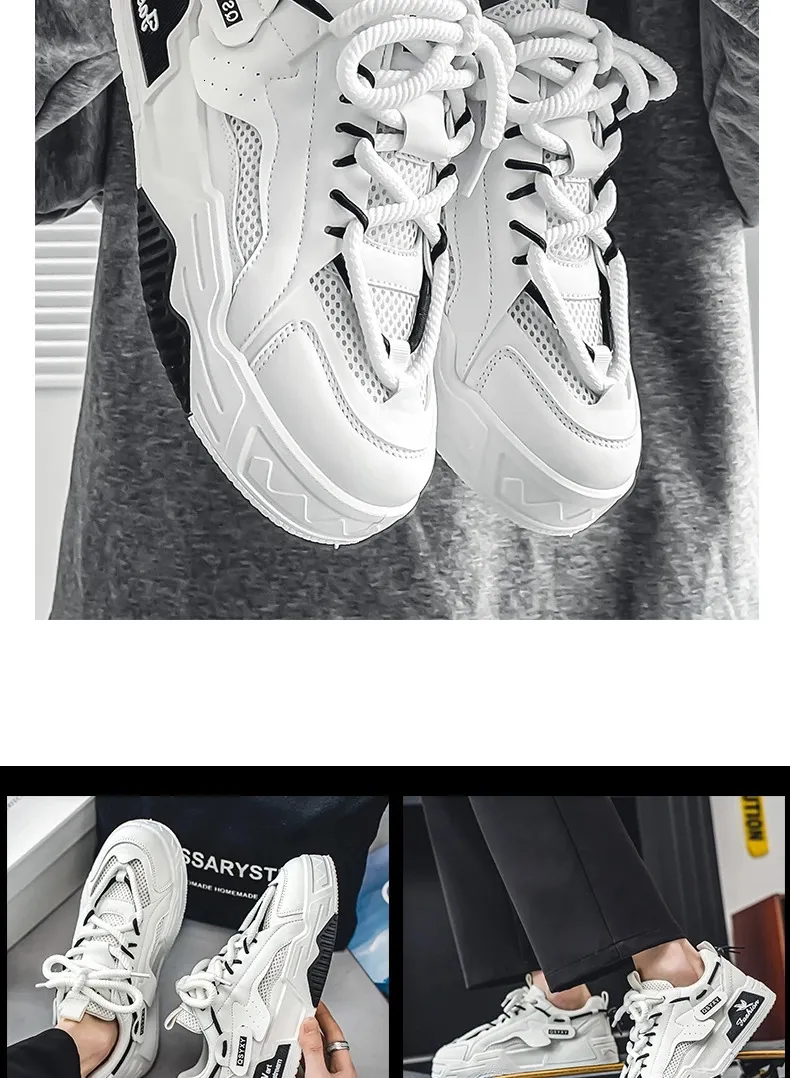 INS Løping Pustende Skateboarding Tunge og Komfortable Uformelle Tenis Mascuo Herre Sportssko 241007_voghion.com