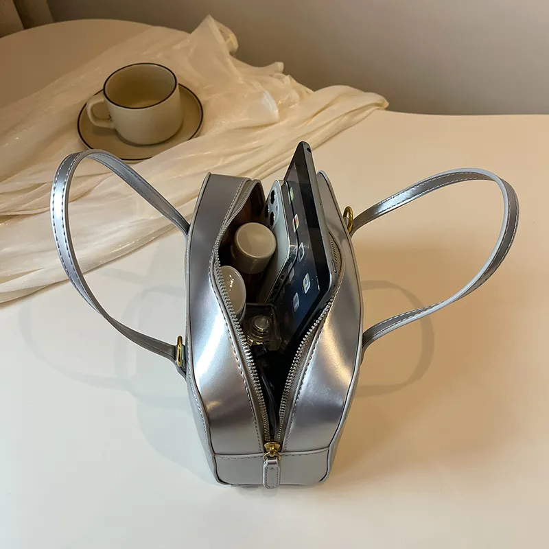 Kordelzug Kleine PU Leder Umhängetaschen Mit Kurzen Griff Für Frauen 2024 Sommer Koreanische Mode Schulter Dame Handtaschen_voghion.com