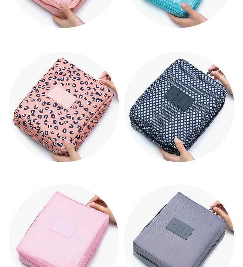 Multifunktionale Reise-Make-up-Tasche für den Außenbereich, Toiletten-Organizer, wasserdichte Aufbewahrungsbox für Damen, Y241023_voghion.com