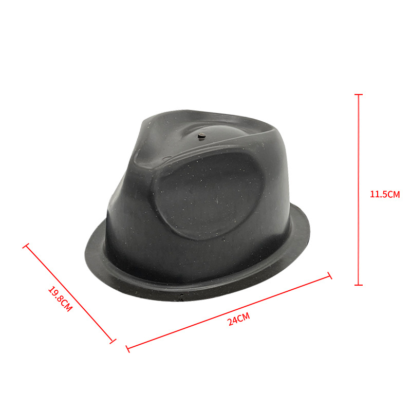 Cappello in lana Portacappello in plastica PVC Cappello in paglia Panama portacappello protettivo trasparente portacappello conico nero invariato_voghion.com