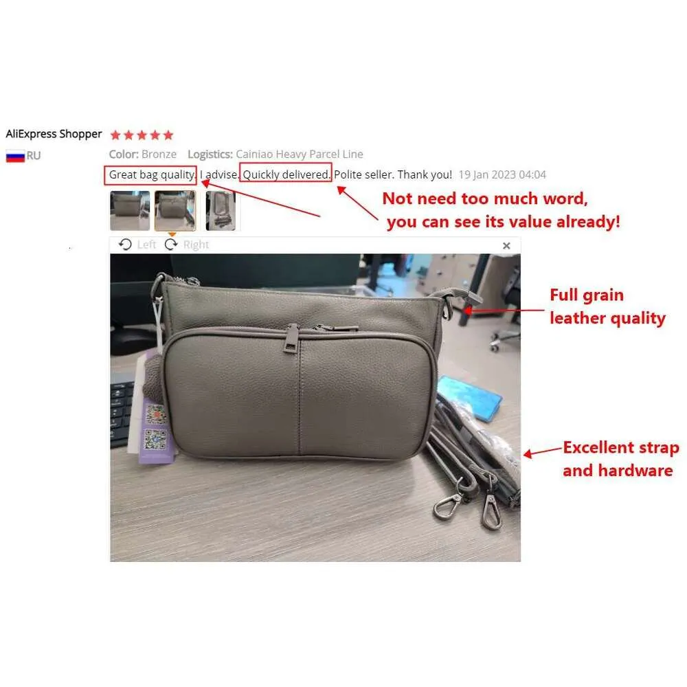 Elegante lederen dames schoudertas en crossbody tas set_voghion.com