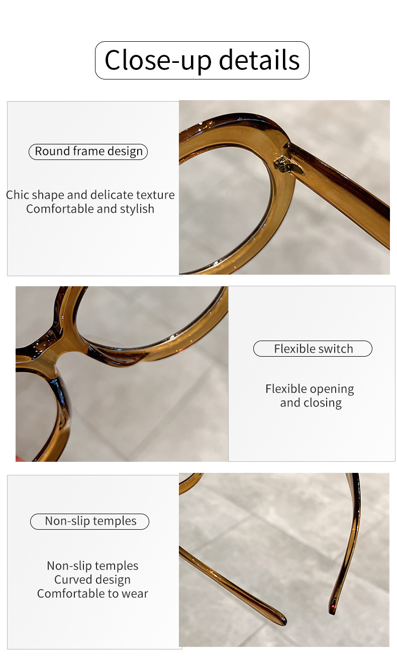 Occhiali da sole alla moda, rotondi, grandi, con montatura in metallo, stile street, celebrità, personalità, alla moda_voghion.com