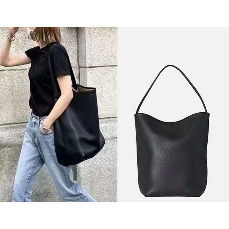 Borsa a secchiello in pelle 2025, grande capacità, borsa a tracolla alla moda in pelle di mucca_voghion.com