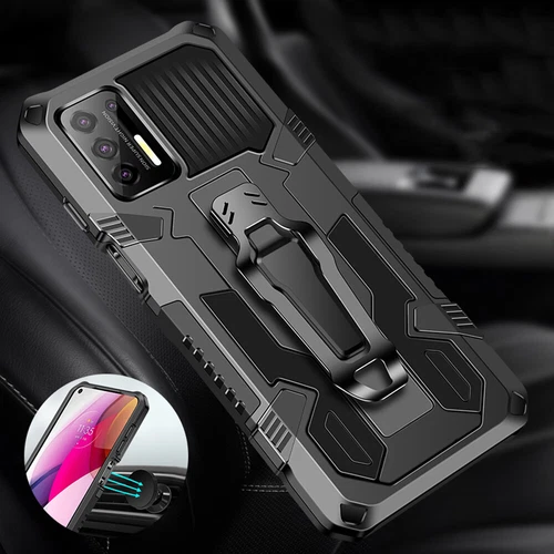 For Samsung Galaxy A03s Case Armor Cover Belt Clip+Tempered Screen Protector_voghion.com