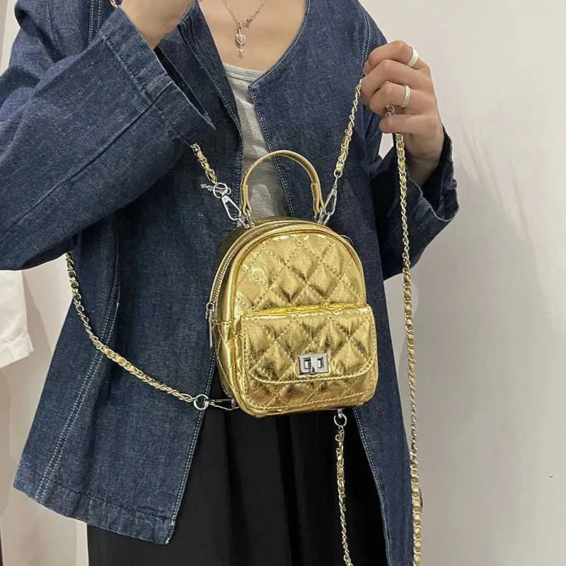 Mini Rucksack Für Damen Modischer Pu Leder College Reise Rucksack_voghion.com