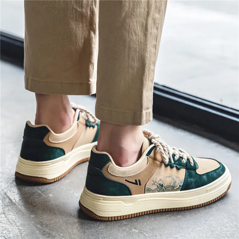 Original Mens Tennis Fashion Casual Men Gym Footwear Platform Cozy Skate Shoes In 250310_voghion.com