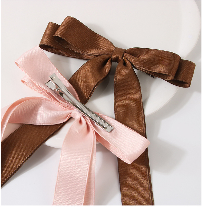 Guanyang cross-border new 2.5CM polyester-cotton double-layer bow hairpin duckbill clip sweet hairpin straight clip hair accessories_voghion.com