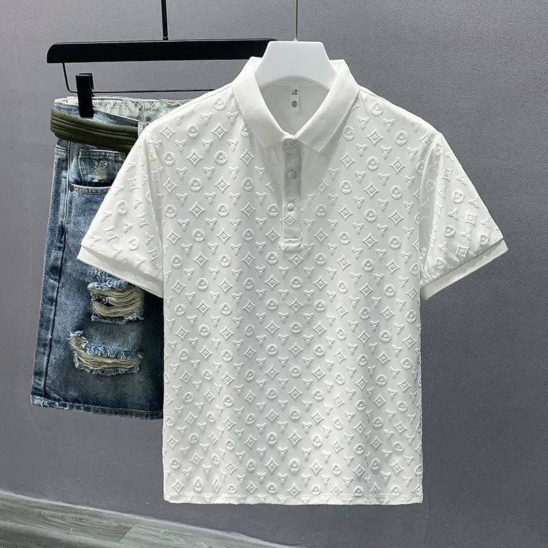 Designer polos men shirts embroidered women fashion top high quality business clothing collar details short sleeve polo_voghion.com