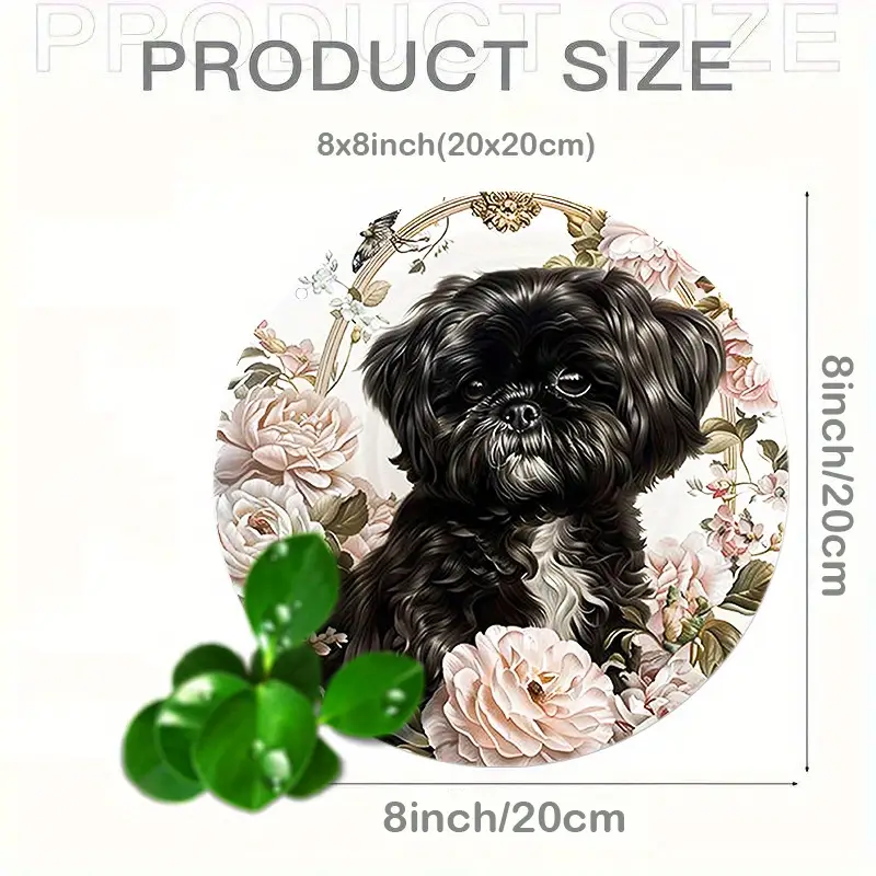 8" Shih Tzu Sonnenfänger - 2D-Fensterdekor aus Acryl. Perfekt für Veranda/Schlafzimmer/Wohnzimmer. Einzigartiges Geschenk zum Thema Haustier._voghion.com