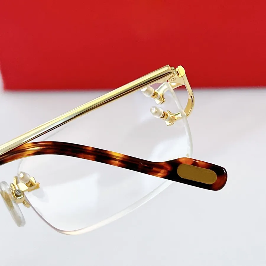 Business men women rimless glasses ultra-light frame high-quality details first-class quality optional customizable_voghion.com