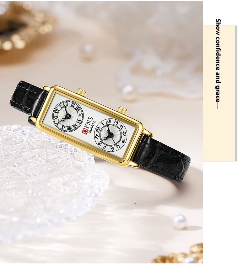 Orologio da polso digitale romano con movimento doppio al quarzo, di marca di alta qualità, da donna, alla moda_voghion.com